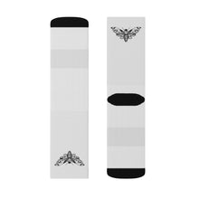 Load image into Gallery viewer, 3 Death's Head Moths on Socks by Calico Jacks