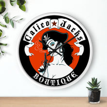 Load image into Gallery viewer, 1 Wall clock Pirate Red design by Calico Jacks