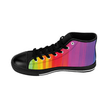 Lade das Bild in den Galerie-Viewer, 7 Men's High-top Sneakers Rainbow Connection by Calico Jacks