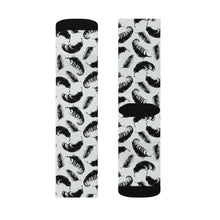 Load image into Gallery viewer, 3 Feathers on Socks by Calico Jacks