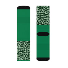 Load image into Gallery viewer, 3 Lucky Clover Tops of Socks by Calico Jacks
