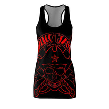 Lade das Bild in den Galerie-Viewer, Women's Racerback Dress Skull Red design by Calico Jacks