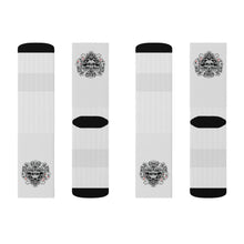 Load image into Gallery viewer, 2 Ace of Spades on Socks by Calico Jacks