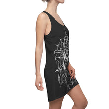 Lade das Bild in den Galerie-Viewer, Women's Racerback Dress Spider Black design by Calico Jacks