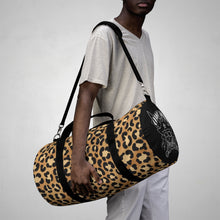 Load image into Gallery viewer, 12 Leopard Print Duffel Bag design by Calico Jacks
