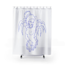 Load image into Gallery viewer, 1 Shower Curtain Hula Blue design by Calico Jacks