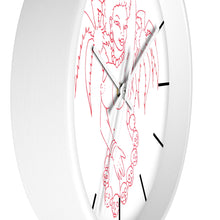 Cargar imagen en el visor de la galería, 5 Wall clock Hula Red design by Calico Jacks