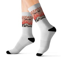 Load image into Gallery viewer, 4 Kamikaze White on Socks by Calico Jacks