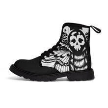 Charger l'image dans la galerie, 5 Women's Canvas Boots Death's Head Moth by Calico Jacks