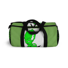 Load image into Gallery viewer, 11 Green Lady Frankenstein Duffel Bag design by Calico Jacks
