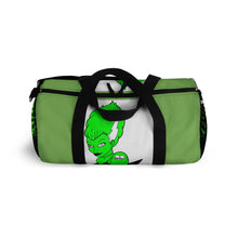 Cargar imagen en el visor de la galería, 11 Green Lady Frankenstein Duffel Bag design by Calico Jacks