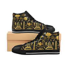 Load image into Gallery viewer, 1 Men's High-top Sneakers Black Magic by Calico Jacks