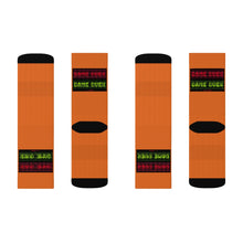 Lade das Bild in den Galerie-Viewer, 5 Game Over Orange Socks by Calico Jacks