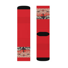 Load image into Gallery viewer, 1 Kamikaze Red on Socks by Calico Jacks