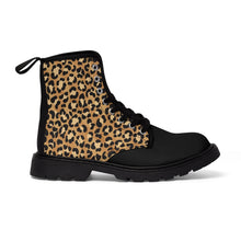 Load image into Gallery viewer, 3 Men&#39;s Canvas Boots Leopard Print by Calico Jacks
