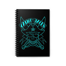 Load image into Gallery viewer, 1 Blue Skull Note Book - Spiral Notebook - Ruled Line by Calico Jacks