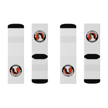 Load image into Gallery viewer, 5 Red Pirate Girl on Socks by Calico Jacks