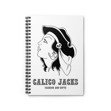 Lade das Bild in den Galerie-Viewer, 1 Gypsy White Note Book - Spiral Notebook - Ruled Line by Calico Jacks