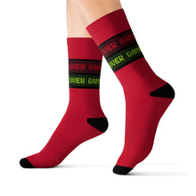 Charger l'image dans la galerie, 8 Game Over Rouge Socks by Calico Jacks