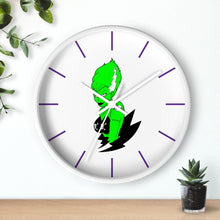 Cargar imagen en el visor de la galería, 4 Wall Clock Green Frankies Girl design by Calico Jacks