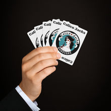 Load image into Gallery viewer, Calico Jacks Poker Cards Blue Logo