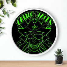 Cargar imagen en el visor de la galería, 4 Wall clock Skull Green design by Calico Jacks