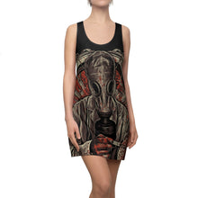 Cargar imagen en el visor de la galería, Women's Racerback Dress Cerebrum design by Calico Jacks