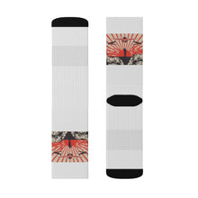 Load image into Gallery viewer, 11 Kamikaze White on Socks by Calico Jacks