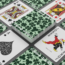 Load image into Gallery viewer, Calico Jacks Poker Cards Irish Clovers