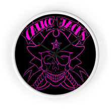 Cargar imagen en el visor de la galería, 12 Wall clock Skull Pink design by Calico Jacks