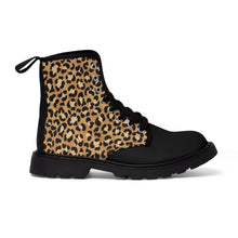 Load image into Gallery viewer, 4 Men's Canvas Boots Leopard Print by Calico Jacks