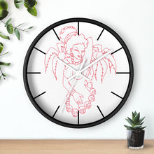 Load image into Gallery viewer, 10 Wall clock Hula Red design by Calico Jacks
