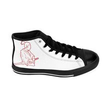 Load image into Gallery viewer, 4 Women's High-top Sneakers Red Samurai by Calico Jacks
