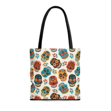 Load image into Gallery viewer, Sugar Skulls Tote Bag