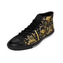 Load image into Gallery viewer, 5 Women's High-top Sneakers Golden Magic by Calico Jacks