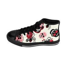 Load image into Gallery viewer, 3 Women's High-top Sneakers Sugar Skulls by Calico Jacks