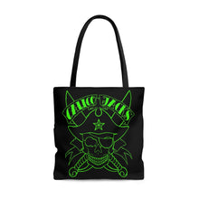 Cargar imagen en el visor de la galería, Green Skull Tote Bag
