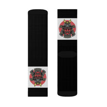 Cargar imagen en el visor de la galería, 11 Samurai on Black Socks by Calico Jacks