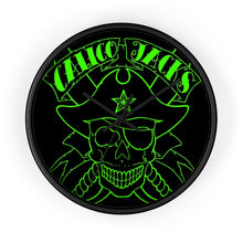 Cargar imagen en el visor de la galería, 9 Wall clock Skull Green design by Calico Jacks
