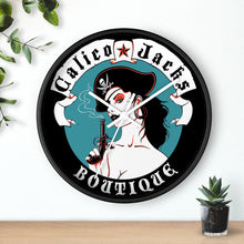 Cargar imagen en el visor de la galería, 6 Wall clock Pirate Blue design by Calico Jacks