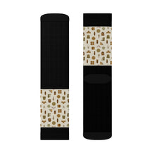 Load image into Gallery viewer, 10 Aztecs on Top of Socks by Calico Jacks