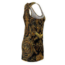 Cargar imagen en el visor de la galería, Women's Racerback Dress Daggers design by Calico Jacks