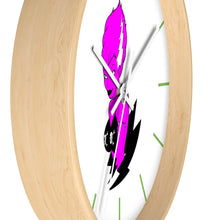 Cargar imagen en el visor de la galería, 2 Wall clock Frankies Girl Purple design by Calico Jacks