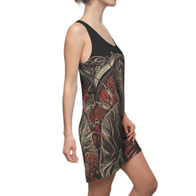 Load image into Gallery viewer, Women&#39;s Racerback Dress Cerebrum design by Calico Jacks
