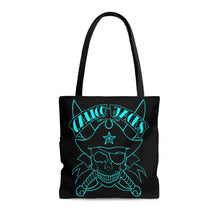 Cargar imagen en el visor de la galería, Blue Skull Tote Bag