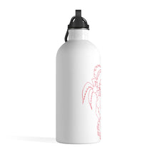 Load image into Gallery viewer, 4 Stainless Steel Water Bottle Hula Red design by Calico Jacks
