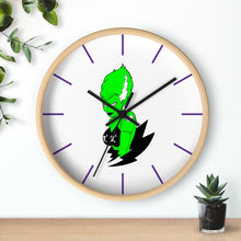 Cargar imagen en el visor de la galería, 1 Wall Clock Green Frankies Girl design by Calico Jacks