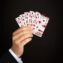 Load image into Gallery viewer, Calico Jacks Poker Cards Bloody Hand Print