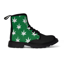 Load image into Gallery viewer, 4 Men's Canvas Boots Green Leaf by Calico Jacks