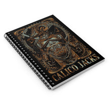 Cargar imagen en el visor de la galería, 3 Minotaur Note Book Spiral Notebook Ruled Line by Calico Jacks